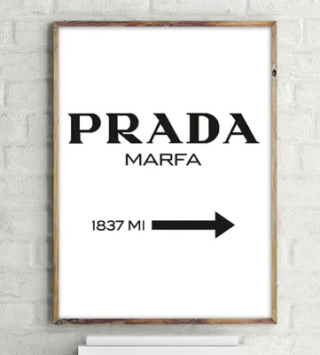 Obrázek produktu pro Tiskový obraz "Prada Marfa", 1837 Miles
