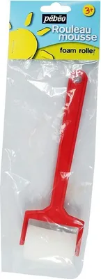 Image de Rouleau en mousse sur support pour gouache - 45 mm
