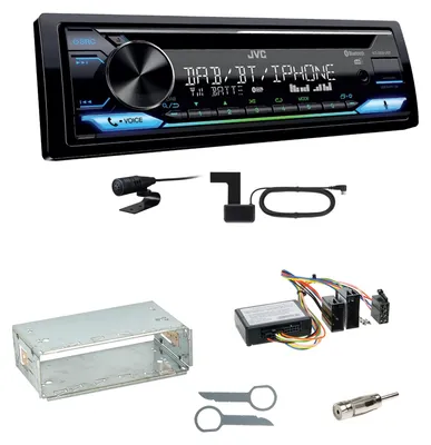 Produktbild von JVC KD-DB912BT Digitalradio Bluetooth Einbauset für Mercedes W210 ab 08/99