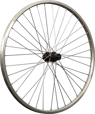 Produktbild von 26 Zoll Hinterrad Hohlkammerfelge Shimano 7-11 fach FH-QC300 Disc Nabe - silber