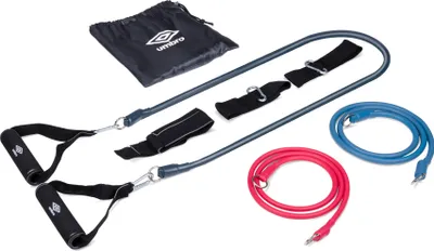 Produktbild von Umbro Resistance Strap Set - Komplettset - 3 Stufen - mit Griffen und Türankern - 120 cm