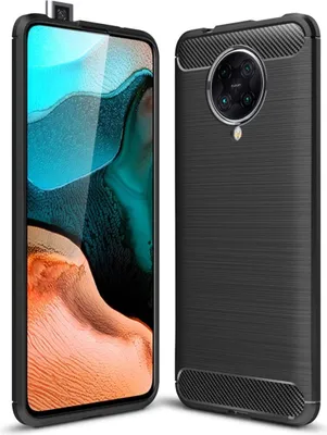 Produktbild von Schutzhülle Handyhülle für Xiaomi Redmi K30 Pro Case Cover Carbon Optik Schwarz