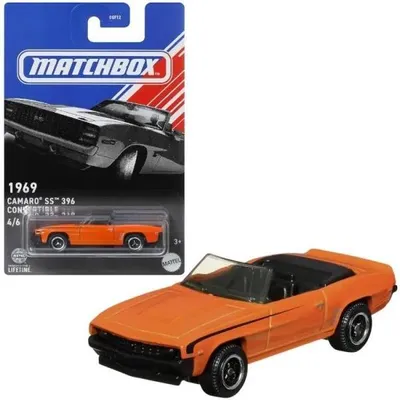 Obrázek produktu pro Matchbox Auto 1969 Camaro SS 396 kabriolet – Mattel