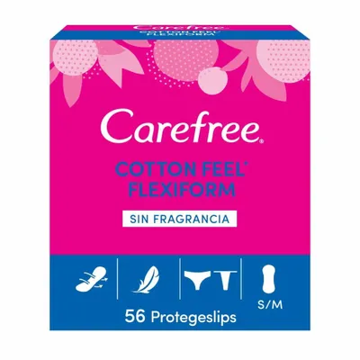 Produktbild von Carefree Flexiform Protector Baumwolle Sin Fragancia 56 U