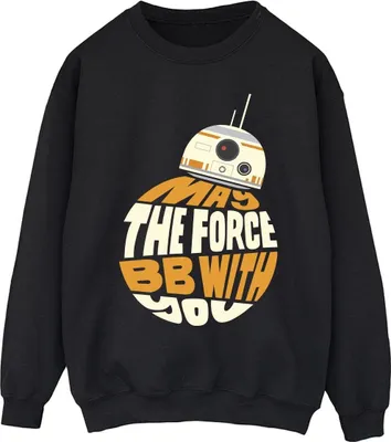 Produktbild von Star Wars - "May The Force" Sweatshirt für Herren BI46114 (S) (Schwarz)