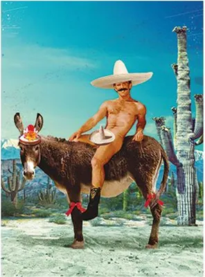 Produktbild von Magnet - Mexican Donkey - Kühlschrankmagnet