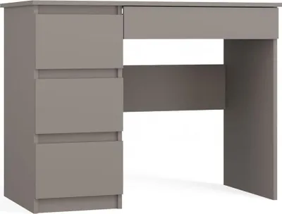 Produktbild von Funktioneller Mijas Schreibtisch mit 4 Schubladen – Modernes Design | Farbe: Lehmgrau | 98x51x76 cm