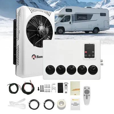 Obrázek produktu pro Klimatizace Sunster 24 V – chladicí výkon 10000 BTU, přenosná venkovní jednotka ve velikosti batohu, ideální pro nákladní automobily