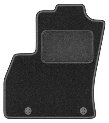 Produktbild von Fahrermatte Velours für Fiat Qubo 2008-2020 (Kombivan 2-Sitzer) – 1-tlg, Graphit, passgenau – Wielganizator LUX