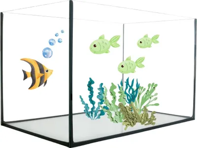 Produktbild von Aquarium Becken Rechteckig Glas Aquariumbecken Mini Aquarium Salzwasseraquarium Nano Aquarium Glasbecken Glasaquarium Aufzuchtbecken 40x25x25 cm 25 L