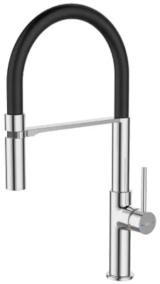 Image de Magneto mitigeur évier à douchette mobile chrome Essebagno