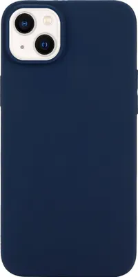 Produktbild von Mobigear Colors iPhone 14 Hülle Flexibles TPU Backcover - Marineblau