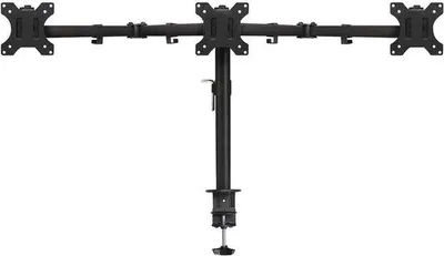 Produktbild von Famanu Monitorarm für 3 Monitore bis 32 Zoll - Höhenverstellbar und 180° schwenkbar