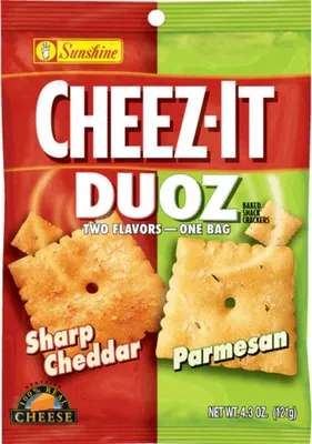 Produktbild von Cheez-It Duoz Sharp Cheddar Parmesan (6 x 121g)