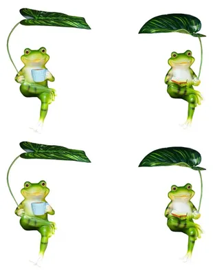 Immagine prodotto di Set di 2 decorazioni a forma di rana per il giardino