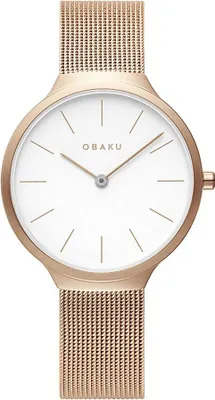 Obrázek produktu pro Dámské hodinky Obaku Denmark V240LXVWMV rose gold