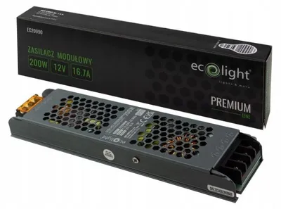 Immagine prodotto di Alimentatore LED modulare slim 200W 12V PREMIUM EC20990