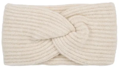 Produktbild von styleBREAKER Damen Strick Stirnband mit Twist Knoten und Rippenmuster einfarbig, warmes Winter Haarband, Headband 04026072