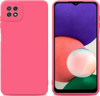 Produktbild von Cadorabo Hülle für Samsung Galaxy A22 5G Schutz Hülle in Rot TPU Silikon Etui Case Handyhülle