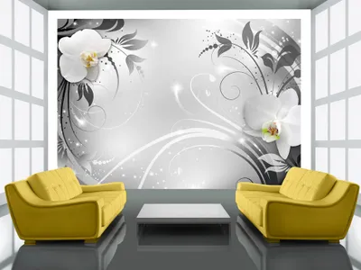 Produktbild von Vlies Fototapete 350x256 cm Tapeten Wandtapete XXL Blumen Orchidee b-A-0060-a-b