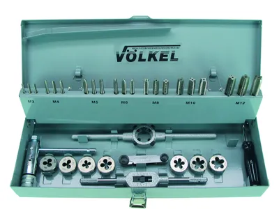 Produktbild von Gewindebohrer Set M3-12, 33-tlg