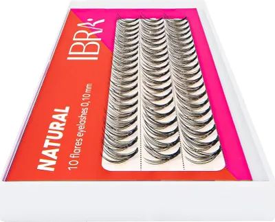 Produktbild von IBRA Naturals Wimpernbüschel 0,10-C-12 mm, 1 Packung