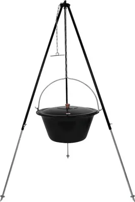 Produktbild von Gulaschkessel 30 Liter Dreibein 180 cm mit Deckel