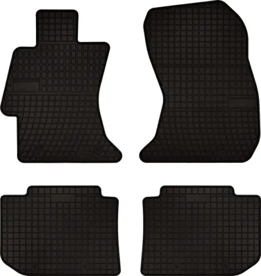 Immagine prodotto di Tappetini auto in gomma adatto per Subaru Levorg (2014-2020, station wagon) neri, set 4 pz, con fissaggi