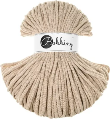 Produktbild von Bobbiny Premium 5 mm 100 m Warm Beige Schnur