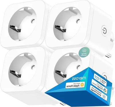 Immagine prodotto di Presa intelligente con Wi-Fi per Apple HomeKit - Misura il consumo energetico fino a 16 A - Compatibile con Alexa e Google Home - Comandi vocali e timer