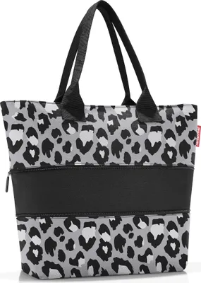 Zdjęcie produktu dla Reisenthel shopper e1, Torba na zakupy, Czarny, Biały, Poliester, 12 l, 500 mm, 165 mm