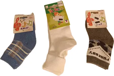 Obrázek produktu pro Sada 3 párů ponožek pro batolata Odolné teplé Různé barvy