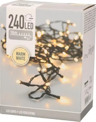 Productafbeelding van Nedis AX8401040, Lichtketting, Groen, Wit, Kerst, 21 meter, Jongen/meisje, Modern
