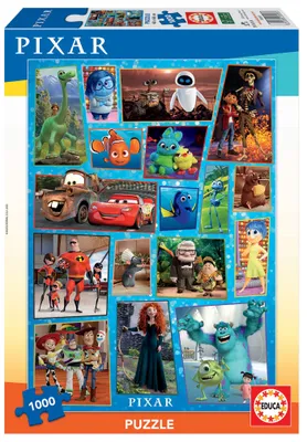 Obrázek produktu pro Puzzle 1000 – Hrdinové pohádek Disney Pixar 109755