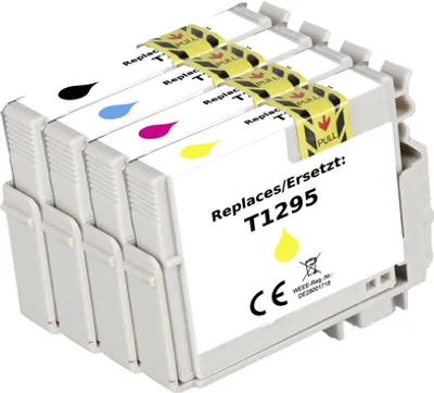 Obrázok produktu pre Renkforce RF-5718864, Čierna, Azúrová, Purpurová, Žltá, 4 kusov, 385 strany, 1495 strany, Kombinované balenie