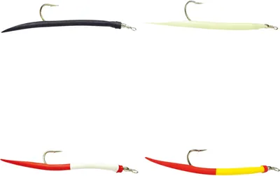 Produktbild von Dieter Eisele Gummi-Makks selbstleuchtend - 3 Gummimakk, Länge / Hakengröße:13cm / Gr. 6/0