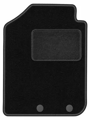 Image de Tapis conducteur en moquette pour Dacia Spring 2021- (à hayon) – 1 pièce, noir, sur mesure – Wielganizator LUX