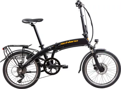 Produktbild von Schiano E-Galaxy E Bike Klapprad 20 Zoll Damen Herren 155-185 cm Pedelec 360 Wh Elektrofahrrad 9 Gänge E Fahrrad schwarz