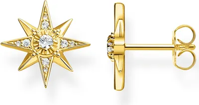 Produktbild von THOMAS SABO Ohrstecker "Stern" vergoldet H2081-414-14