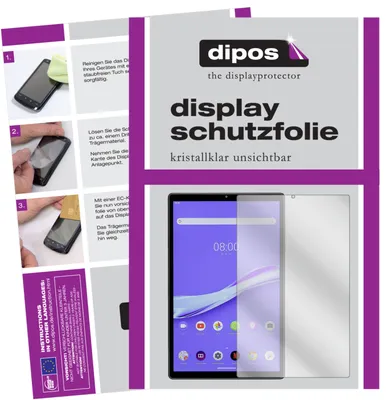 Obrázek produktu pro 2x ochranná fólie displeje pro Lenovo M10 Plus čirá ochranná fólie displeje dipos