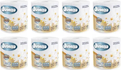 Immagine prodotto di Asciugamano di carta 1R SŁONIK JUMBO MAXI 300 fogli 2W - 8 pezzi