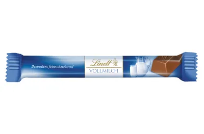 Produktbild von Lindt Vollmilch Schokoladen Stick besonders feinschmelzend 40g