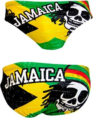 Produktbild von Turbo Jamaica Skull Vintage 2013 Waterpolo Badeslip Mehrfarbig 5XL Herren Mehrfarbig 5XL