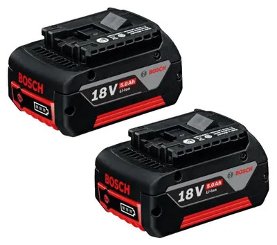 Image de Pack de 2 batteries Li-Ion GBA 18V 5Ah - BOSCH - PACK2BAT5LI