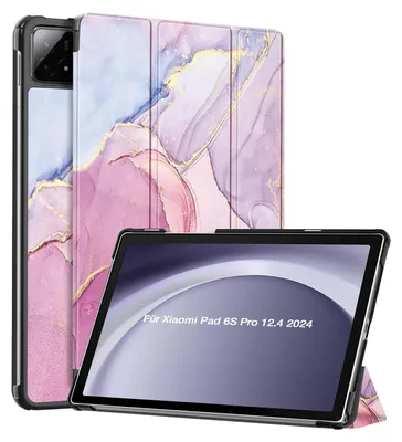Produktbild von Schutzhülle für Xiaomi Pad 6S Pro 12.4 Zoll Cover Case Schutz Tablet Farbe: Glitzernder Marmor