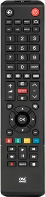 Obrázek produktu pro One For All URC 1919, TV, Tlačítka, Černá