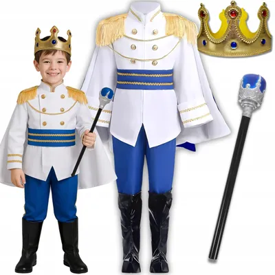 Produktbild von Hopki Prinzenkostüm Kinder Karneval 110-116 cm