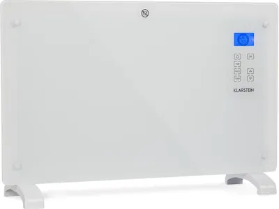 Obrázek produktu pro Klarstein Elektrický ohřívač, konvektorový ohřívač s podlahovými válečky, energeticky úsporný mobilní elektrický ohřívač, tenké, tichý elektrický ohřívač, samostatně stojící elektrický ohřívač s termostatem, 2000 W