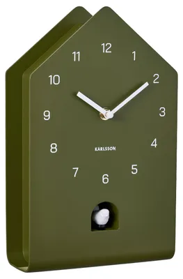 Produktbild von WANDUHR Fino Cuckoo - Grün - 9,3/17,2/28,5 cm