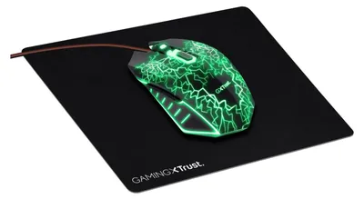 Produktbild von Trust GXT 783X Maus Play Beidhändig USB Typ A Optisch 4000 DPI